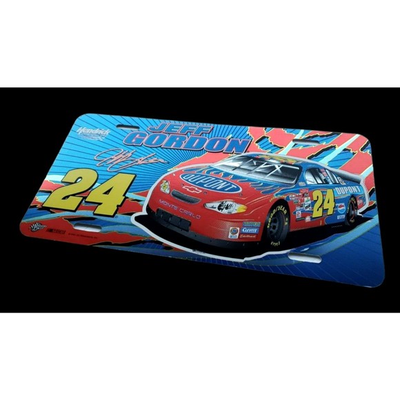 Wincraft Racing & Winner's Circle Jeff Gordon #24 Plastic License Plate Lot OF 2 - Picture 6 of 10